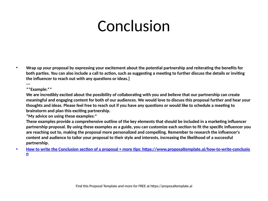 Marketing Influencer Partnership Proposal Template - slide 6 of 6
