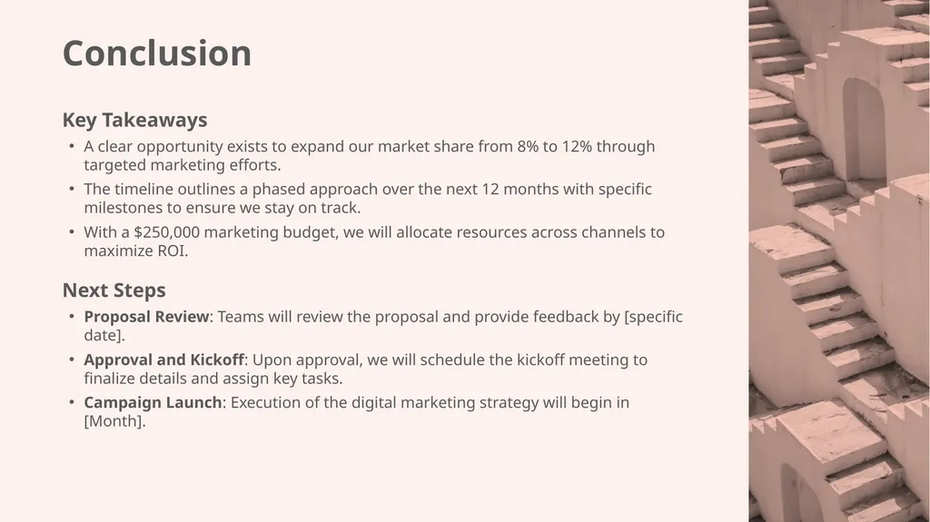 Marketing Strategy Proposal Presentation Template - slide 22 of 24
