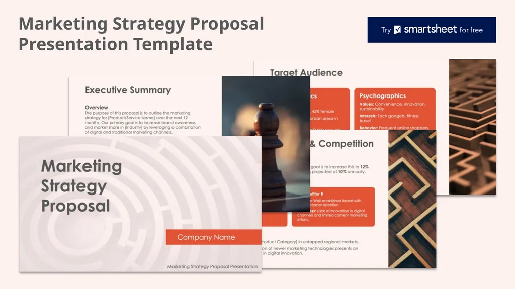 Marketing Strategy Proposal Presentation Template - slide 1 of 24