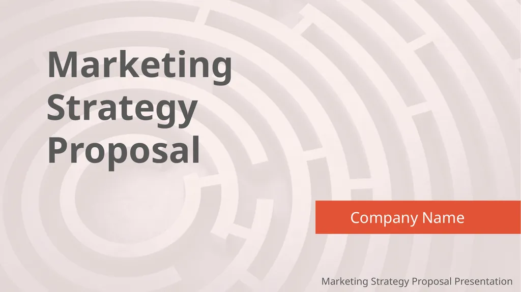 Marketing Strategy Proposal Presentation Template - slide 2 of 24