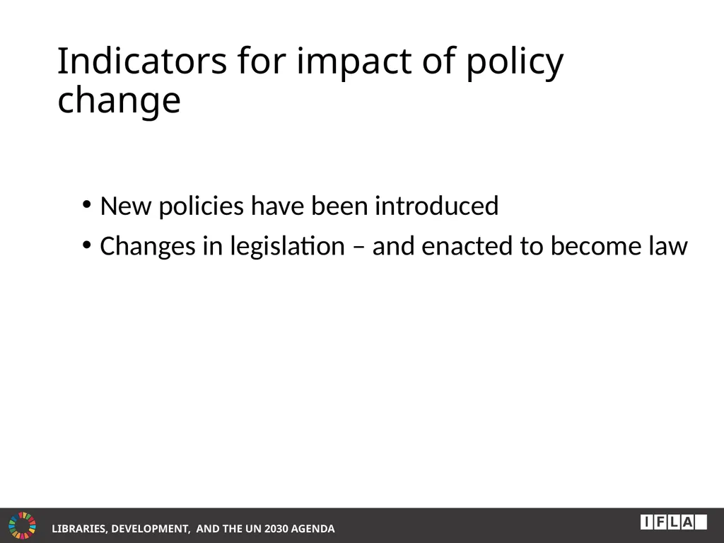 INTERNATIONAL ADVOCACY PROGRAMME LIBRARIES, - slide 39 of 49