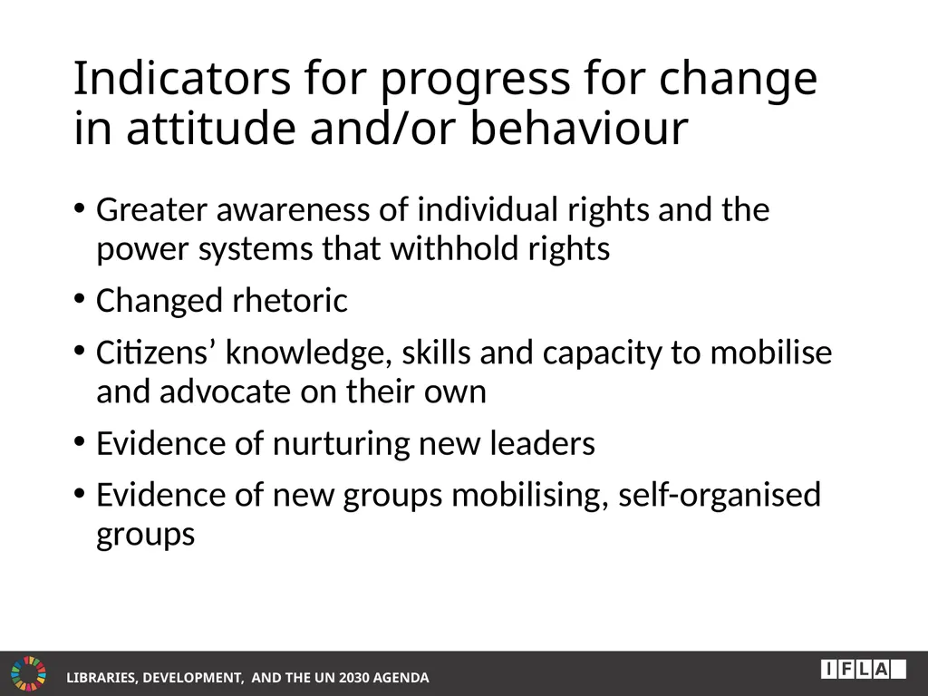 INTERNATIONAL ADVOCACY PROGRAMME LIBRARIES, - slide 42 of 49
