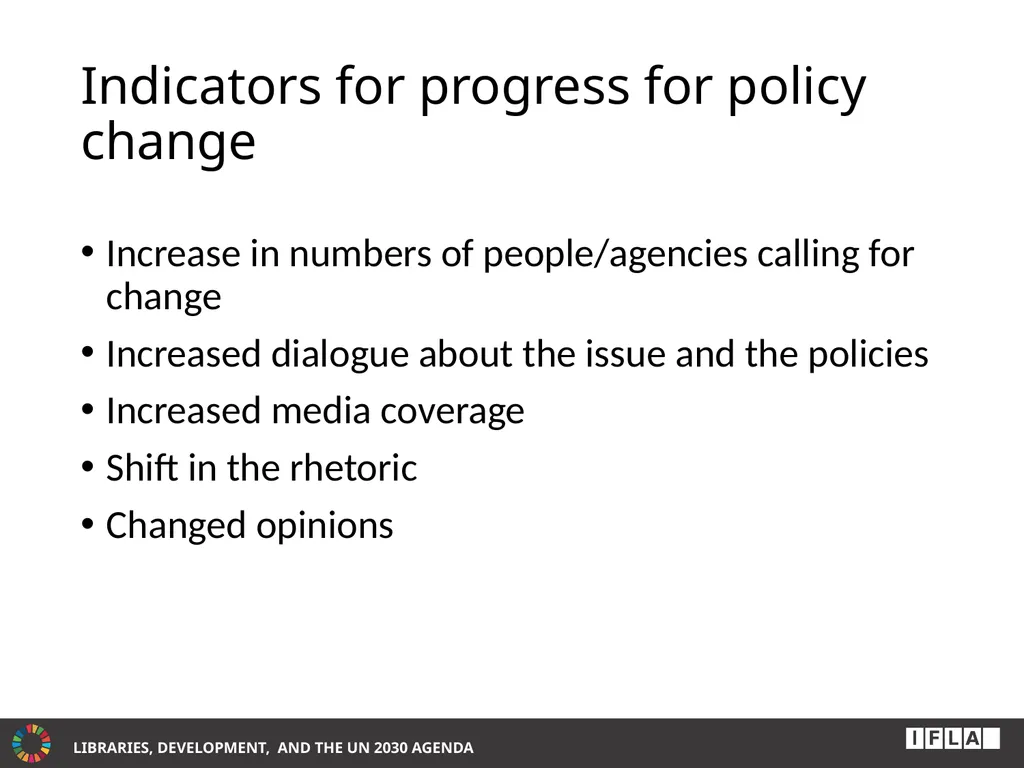 INTERNATIONAL ADVOCACY PROGRAMME LIBRARIES, - slide 38 of 49