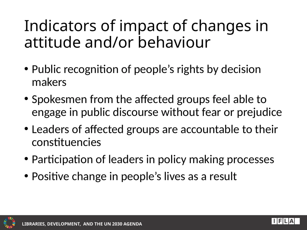 INTERNATIONAL ADVOCACY PROGRAMME LIBRARIES, - slide 43 of 49