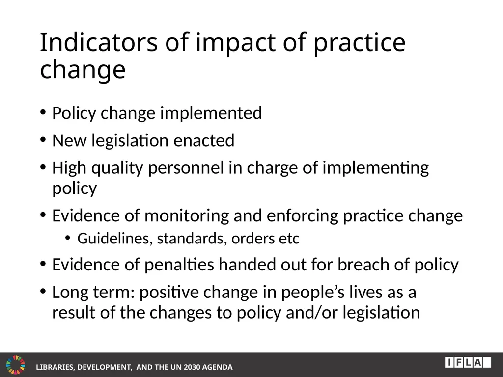 INTERNATIONAL ADVOCACY PROGRAMME LIBRARIES, - slide 41 of 49