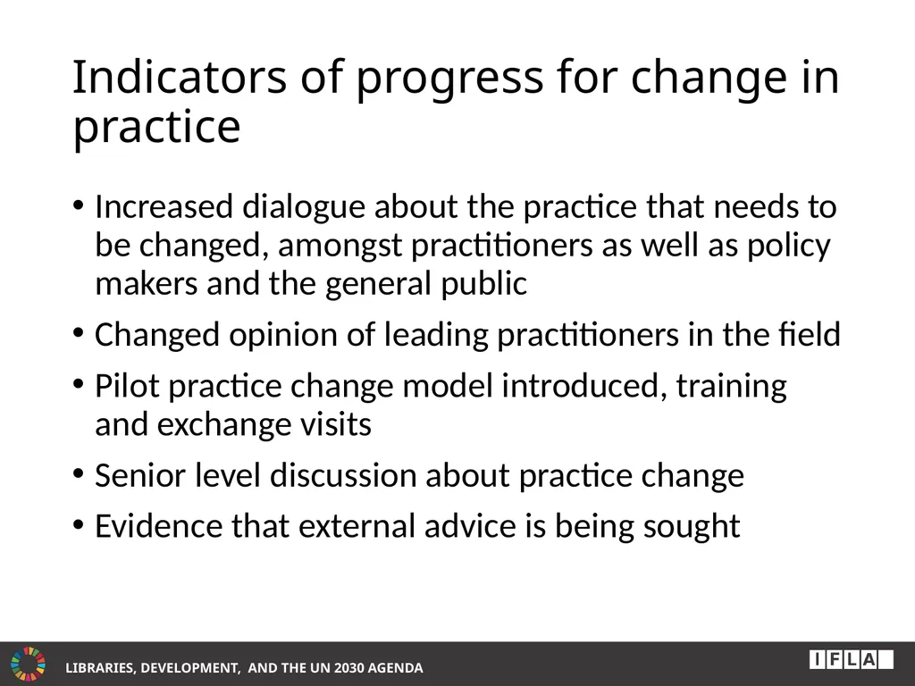 INTERNATIONAL ADVOCACY PROGRAMME LIBRARIES, - slide 40 of 49