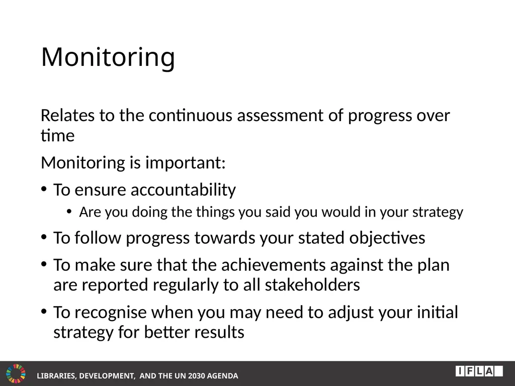 INTERNATIONAL ADVOCACY PROGRAMME LIBRARIES, - slide 35 of 49