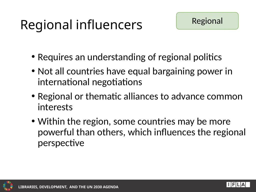 INTERNATIONAL ADVOCACY PROGRAMME LIBRARIES, - slide 21 of 49