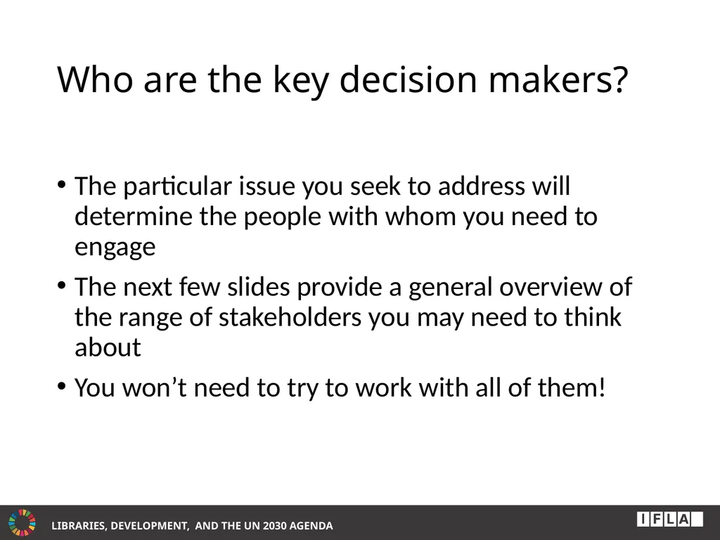 INTERNATIONAL ADVOCACY PROGRAMME LIBRARIES, - slide 18 of 49