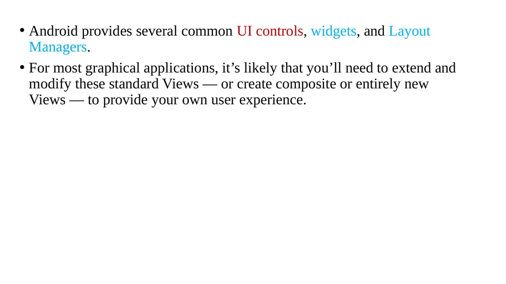 Mobile Computing Mobile Development Introduction - slide 13 of 30
