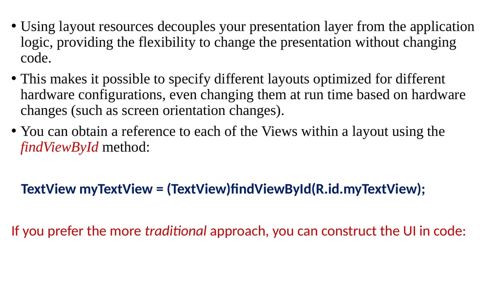 Mobile Computing Mobile Development Introduction - slide 15 of 30