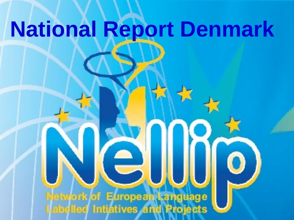 National Report Denmark The European Language