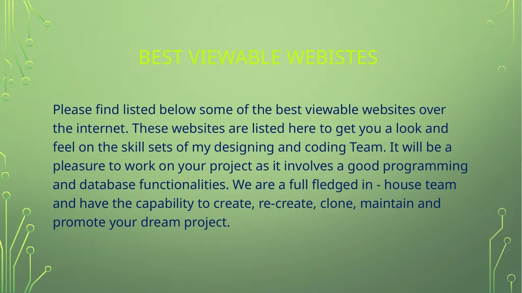 BEST VIEWABLE WEBSITES Created In PHP WordPress - slide 7 of 30