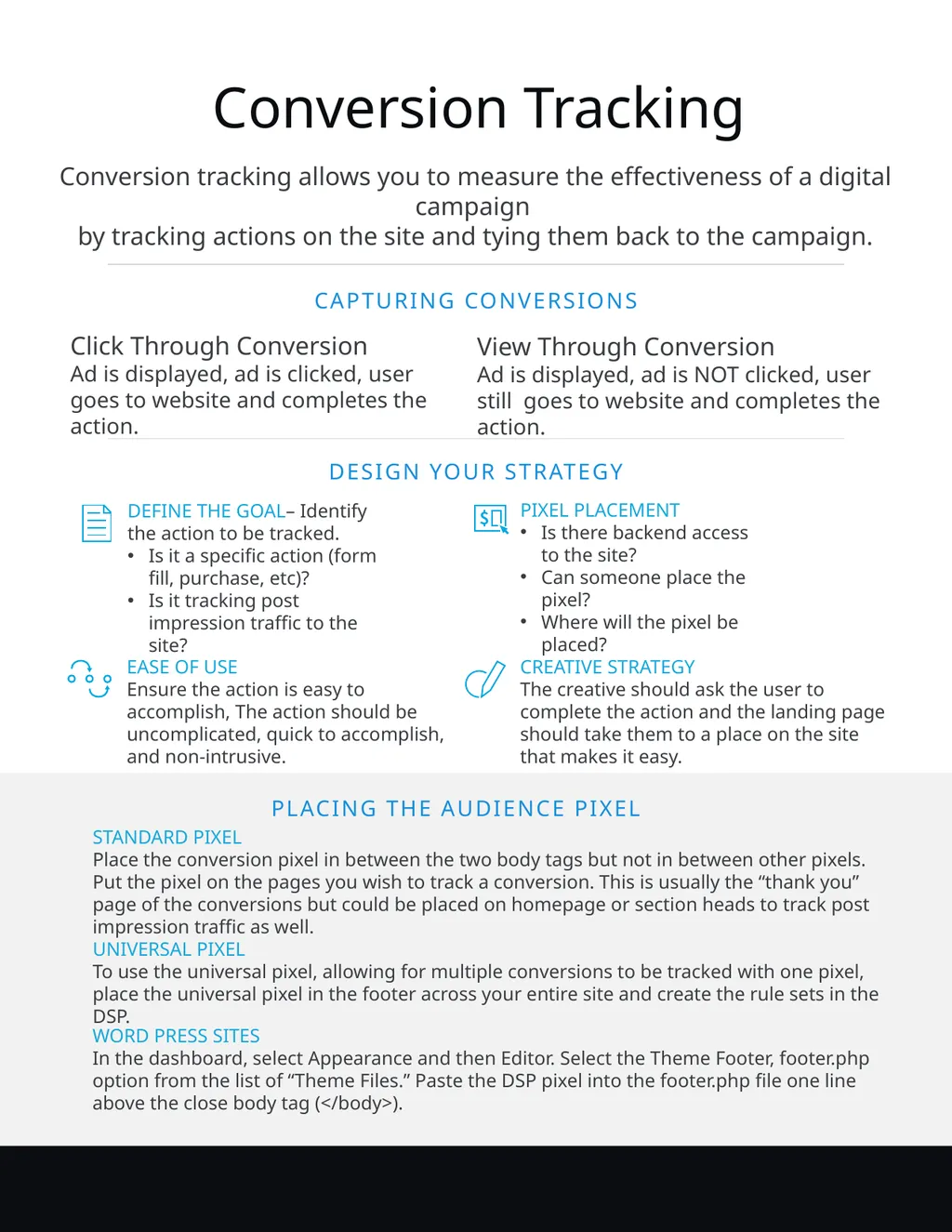 Conversion Tracking Conversion tracking allows you - slide 1 of 2