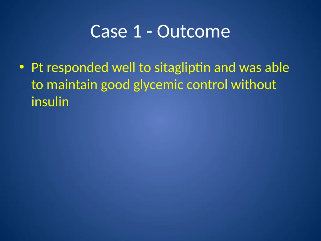 Difficult Cases in Diabetes Dr Sara Kazempour MD - slide 11 of 40