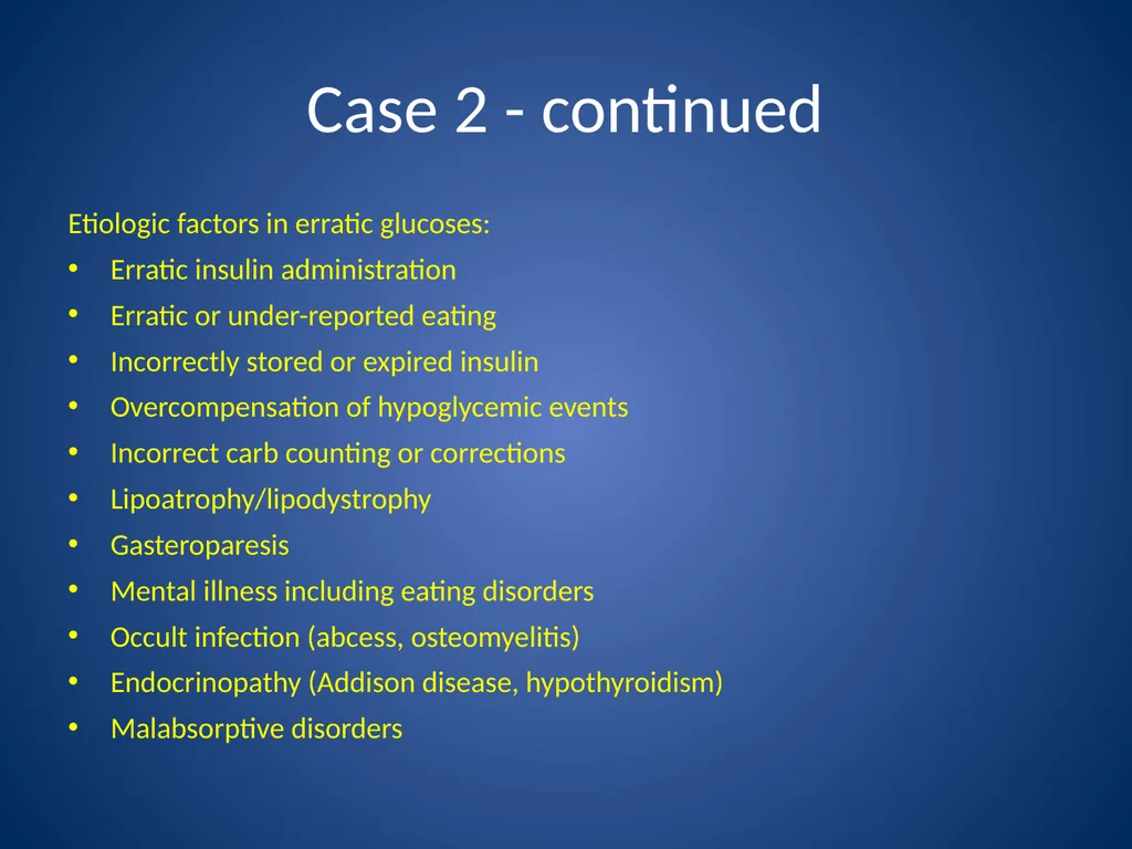 Difficult Cases in Diabetes Dr Sara Kazempour MD - slide 15 of 40