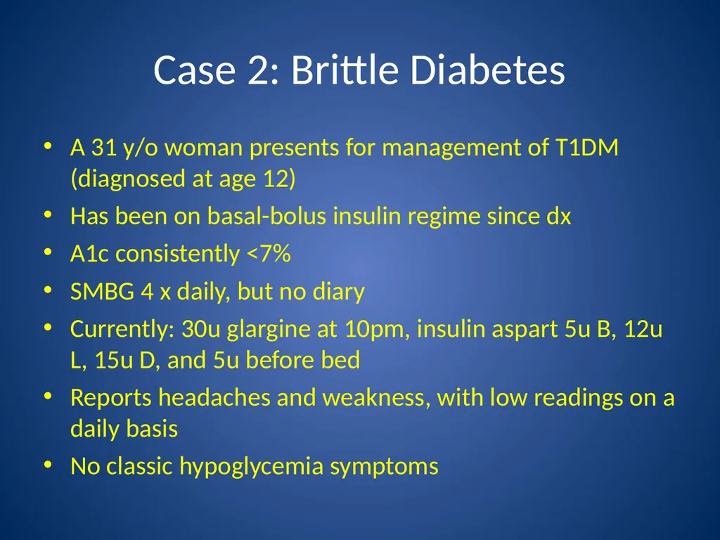 Difficult Cases in Diabetes Dr Sara Kazempour MD - slide 13 of 40