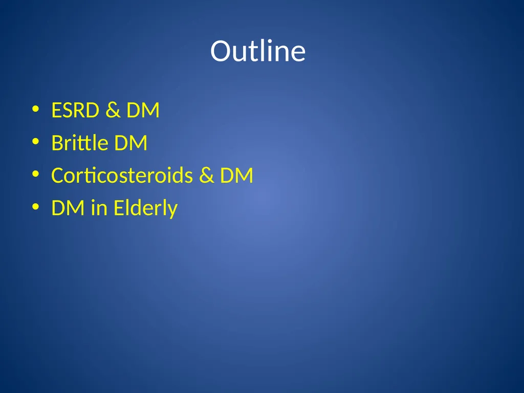 Difficult Cases in Diabetes Dr Sara Kazempour MD - slide 3 of 40