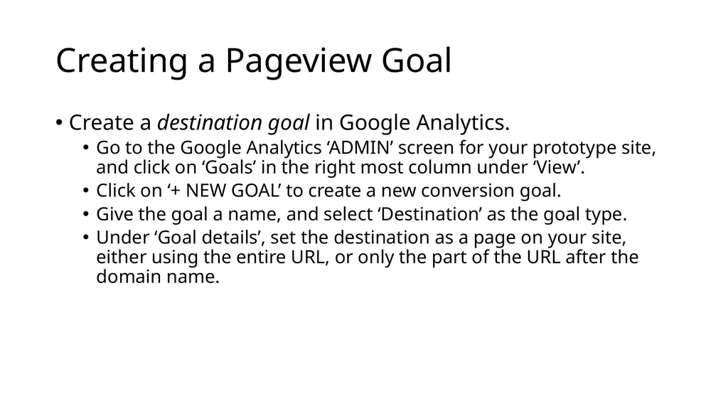 Chapter 9 Creating and Tracking Business Goals - slide 13 of 25
