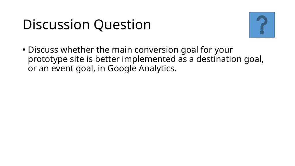 Chapter 9 Creating and Tracking Business Goals - slide 17 of 25