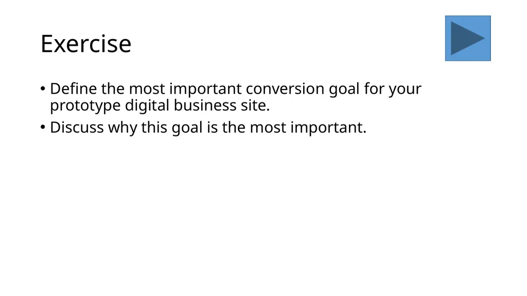 Chapter 9 Creating and Tracking Business Goals - slide 6 of 25