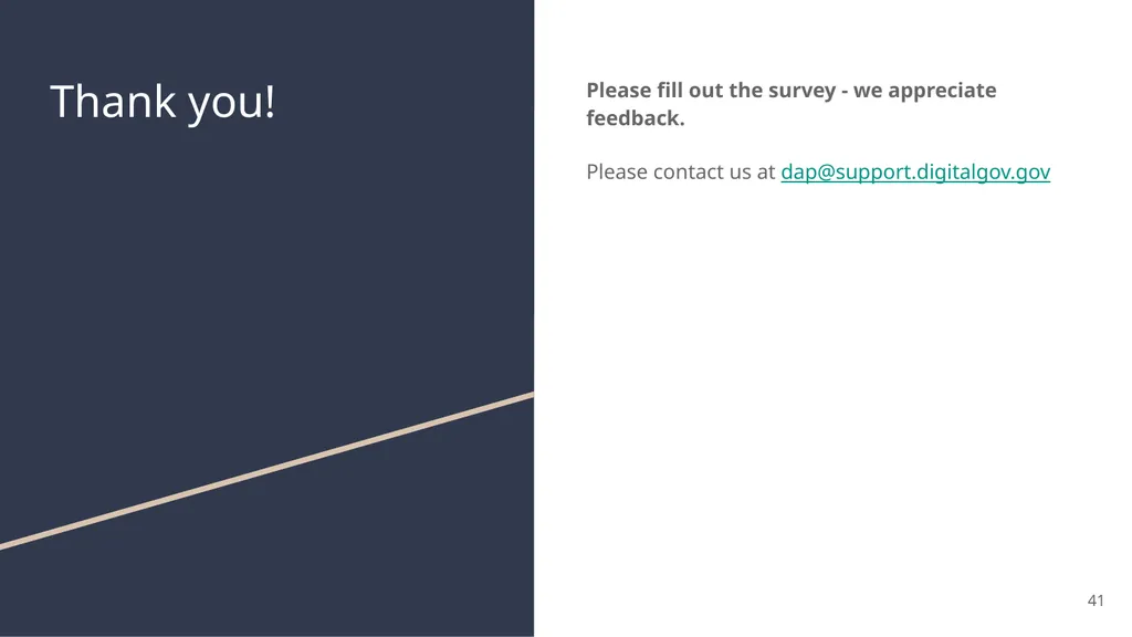 FedRAMP & DAP Case Study Part 2: Reporting and - slide 41 of 41