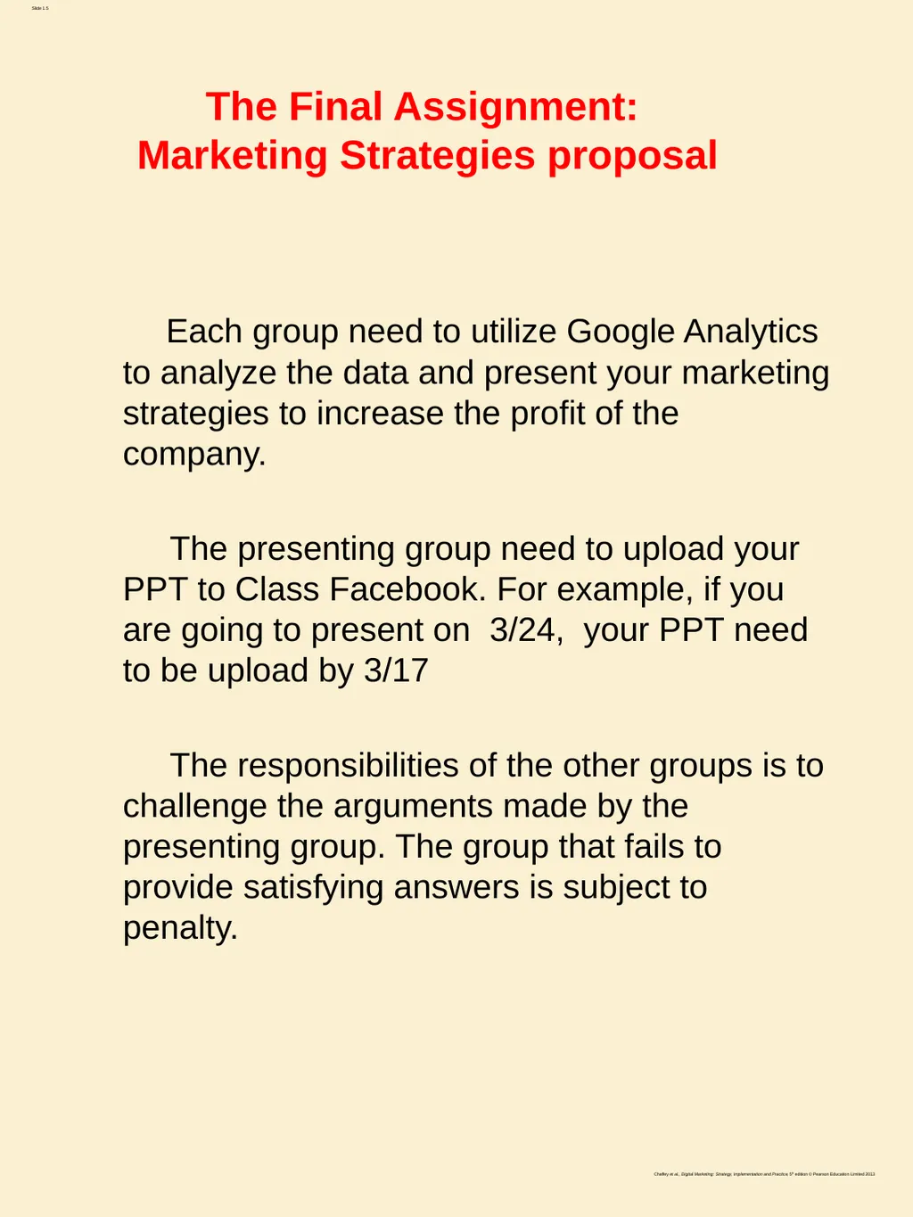 Syllabus The Internet Marketing – Google Analytic - slide 5 of 16