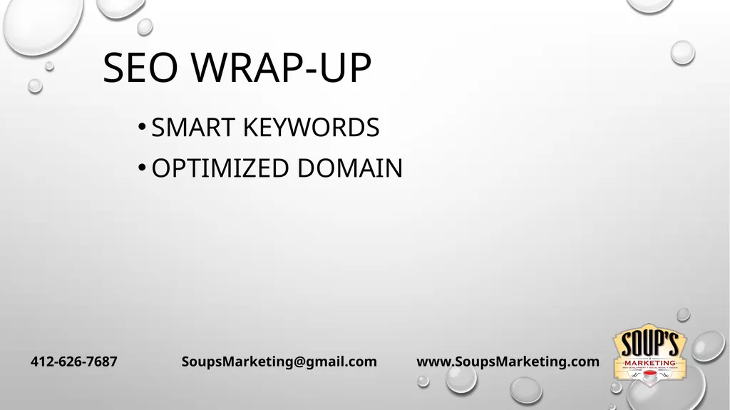 SEO Where Your online presence costs you - slide 21 of 32