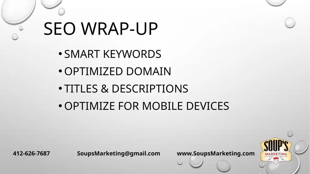 SEO Where Your online presence costs you - slide 23 of 32