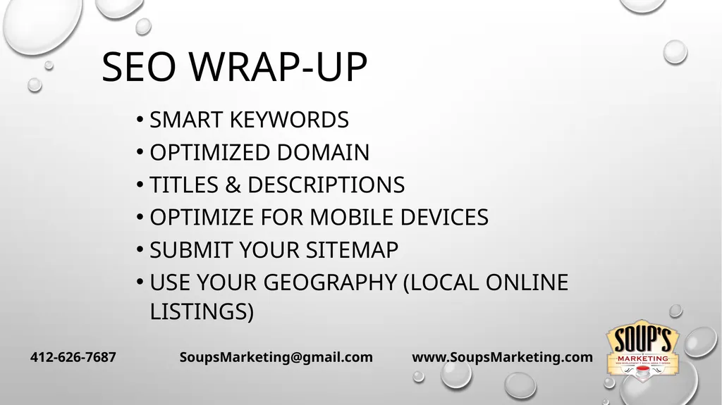 SEO Where Your online presence costs you - slide 25 of 32