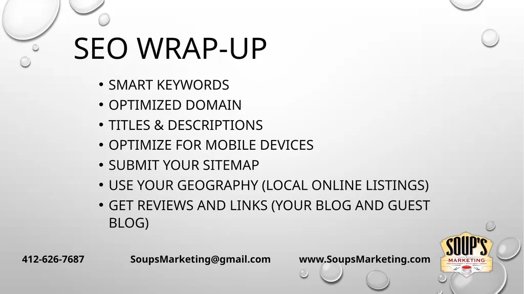 SEO Where Your online presence costs you - slide 27 of 32