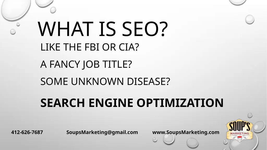 SEO Where Your online presence costs you - slide 2 of 32
