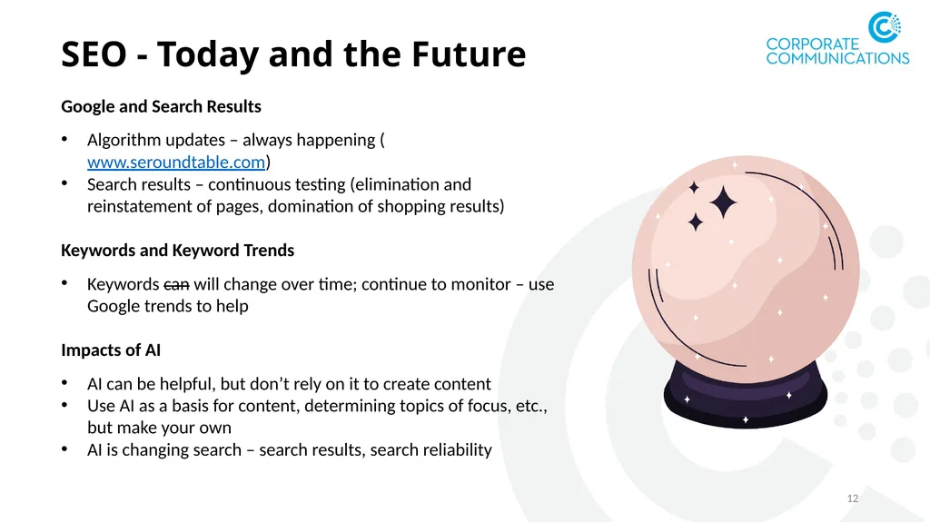 Intro to Search Engine Optimization (SEO) Elissa - slide 12 of 18