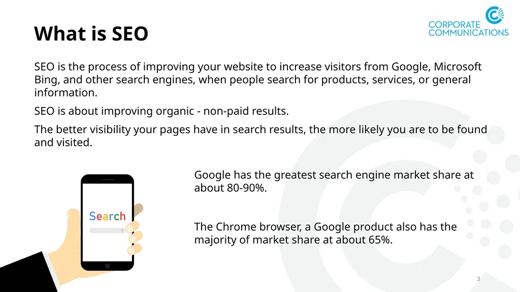 Intro to Search Engine Optimization (SEO) Elissa - slide 3 of 18