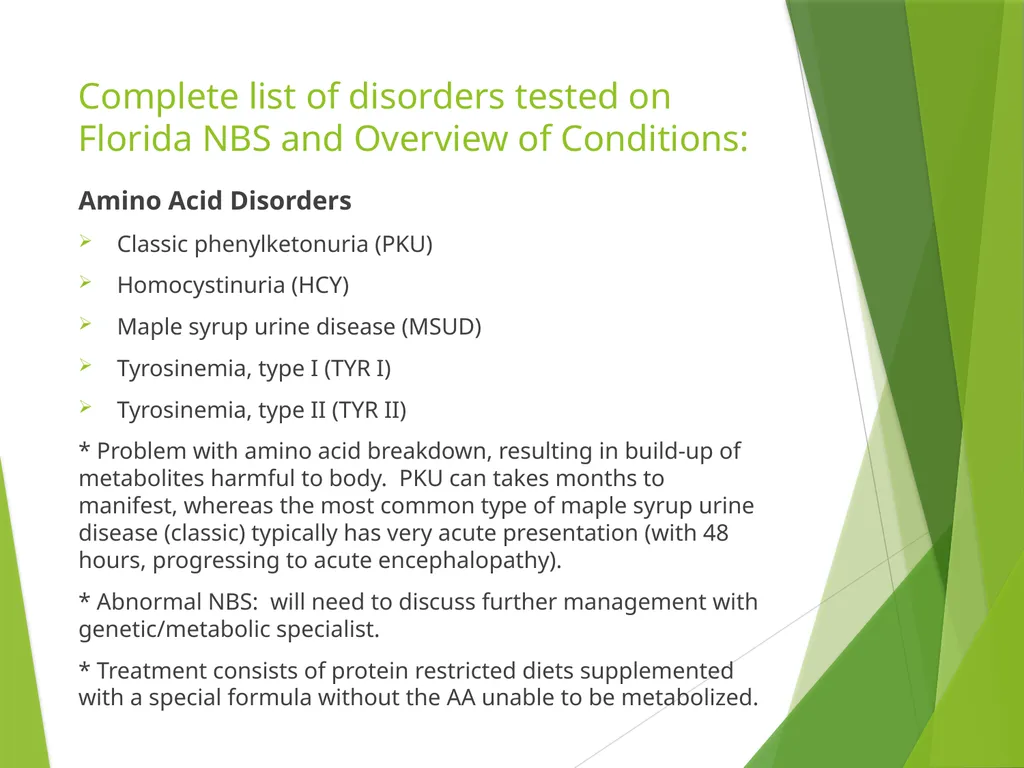 Newborn Screening 2014 Pediatric Continuity Clinic - slide 7 of 34