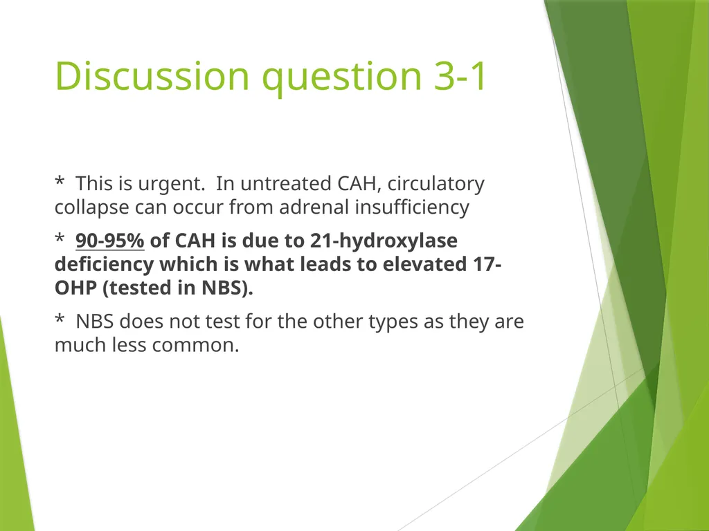 Newborn Screening 2014 Pediatric Continuity Clinic - slide 22 of 34