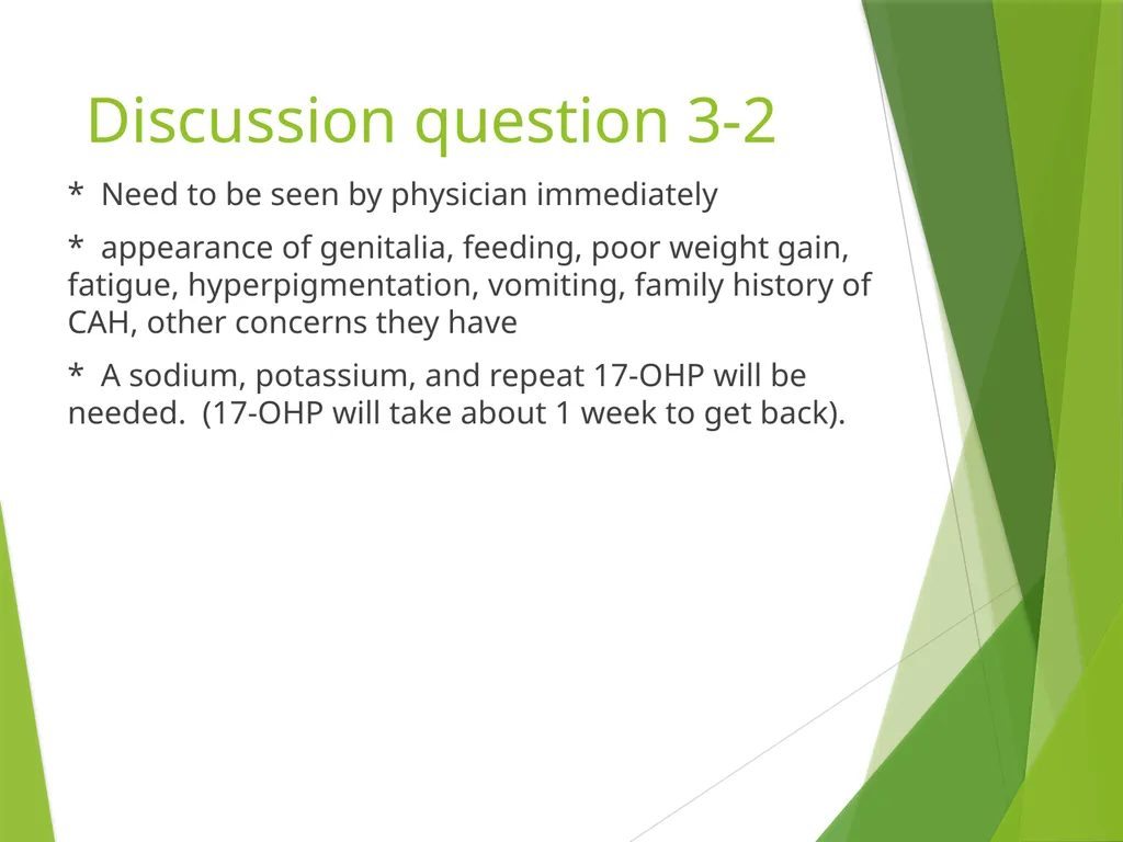 Newborn Screening 2014 Pediatric Continuity Clinic - slide 25 of 34