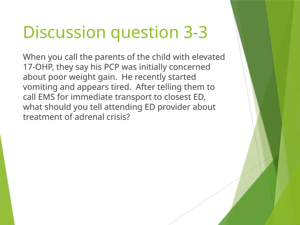 Newborn Screening 2014 Pediatric Continuity Clinic - slide 26 of 34