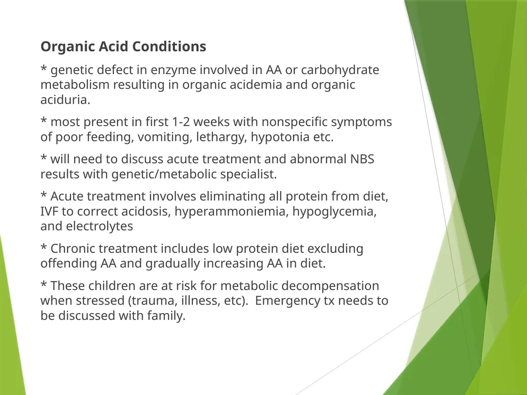 Newborn Screening 2014 Pediatric Continuity Clinic - slide 12 of 34