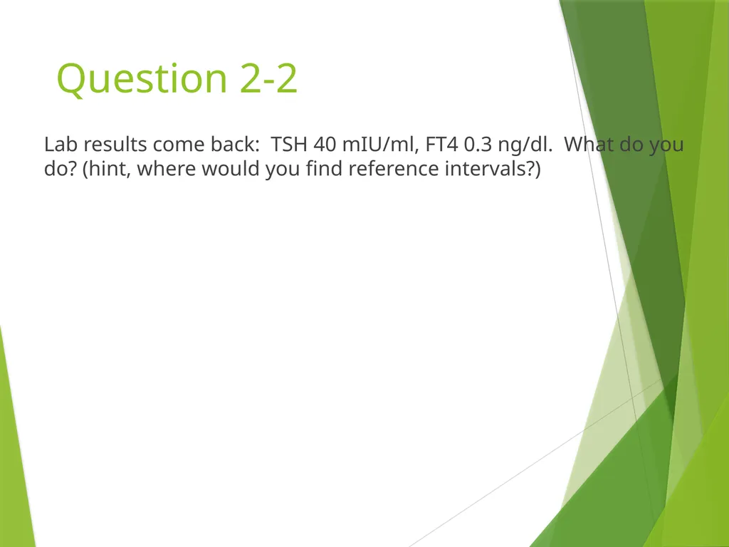 Newborn Screening 2014 Pediatric Continuity Clinic - slide 19 of 34