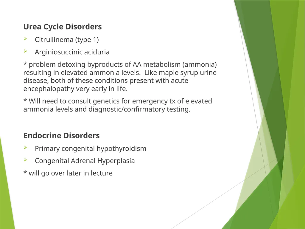 Newborn Screening 2014 Pediatric Continuity Clinic - slide 8 of 34