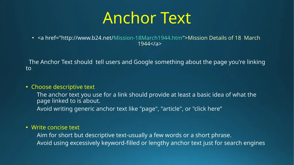 SEO Search Engine Optimization Notes and - slide 12 of 15