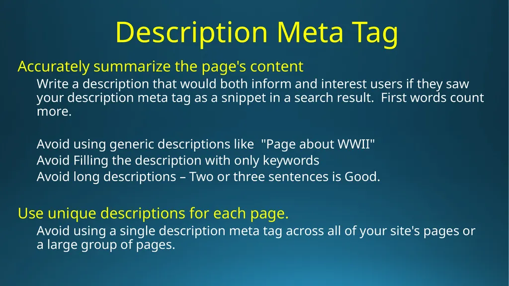 SEO Search Engine Optimization Notes and - slide 8 of 15