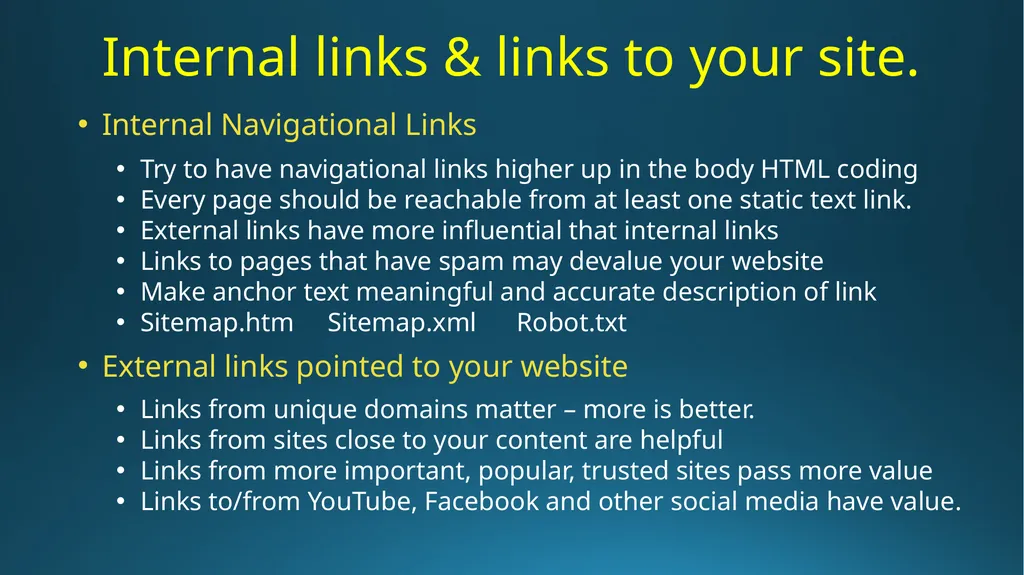 SEO Search Engine Optimization Notes and - slide 13 of 15