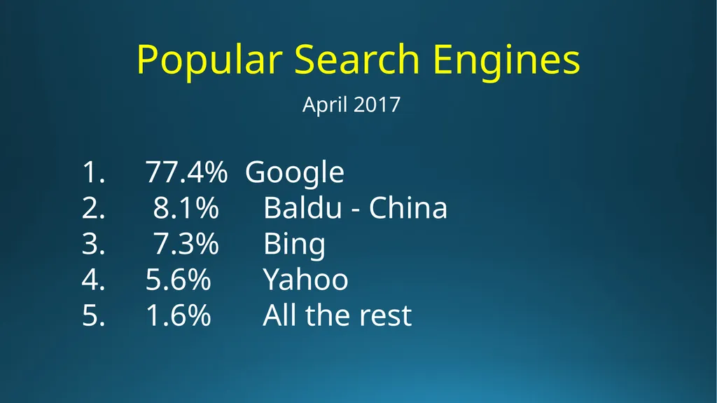 SEO Search Engine Optimization Notes and - slide 5 of 15