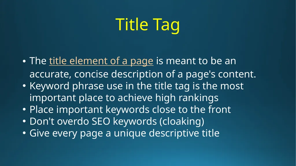 SEO Search Engine Optimization Notes and - slide 7 of 15