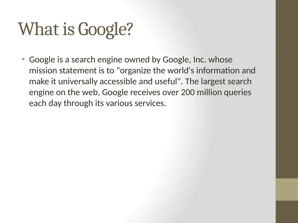 PageRank PAGE RANK (determines the importance of - slide 5 of 41