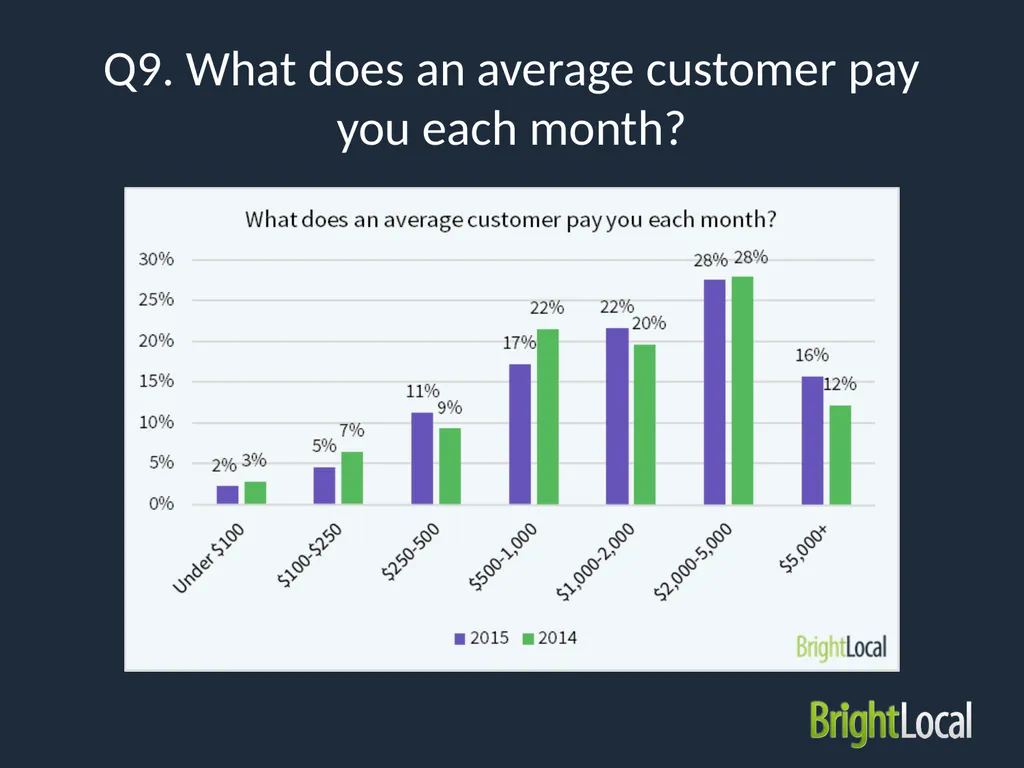 Local SEO Industry Survey 2015 Type of - slide 19 of 42