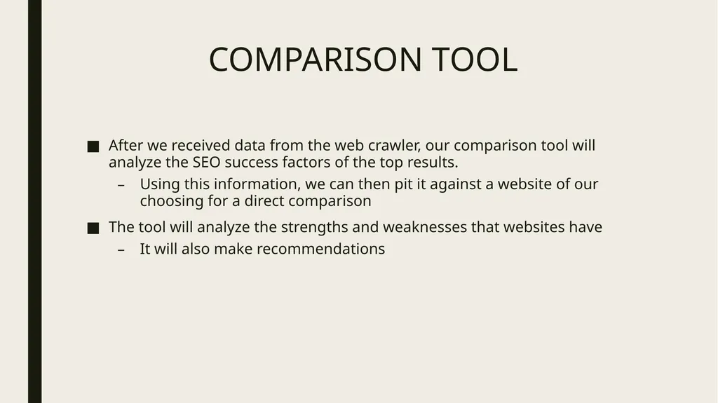 A WEB-INTERFACE TO IDENTIFY SEO SUCESS FACTORS FOR - slide 6 of 7