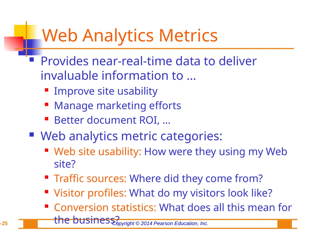 Chapter 8: Web Analytics, Web Mining, and Social - slide 25 of 51